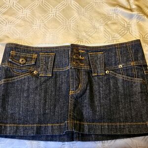 Guess, mini skirt, Size 28, blue